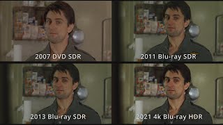 Taxi Driver HDR vs SDR Comparison (HDR version)