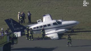 Cape Air plane veers off runway at Boston Logan Airport