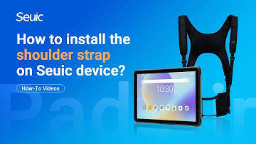 How to Install the Shoulder Strap on the AUTOID Pad Air  | Seuic