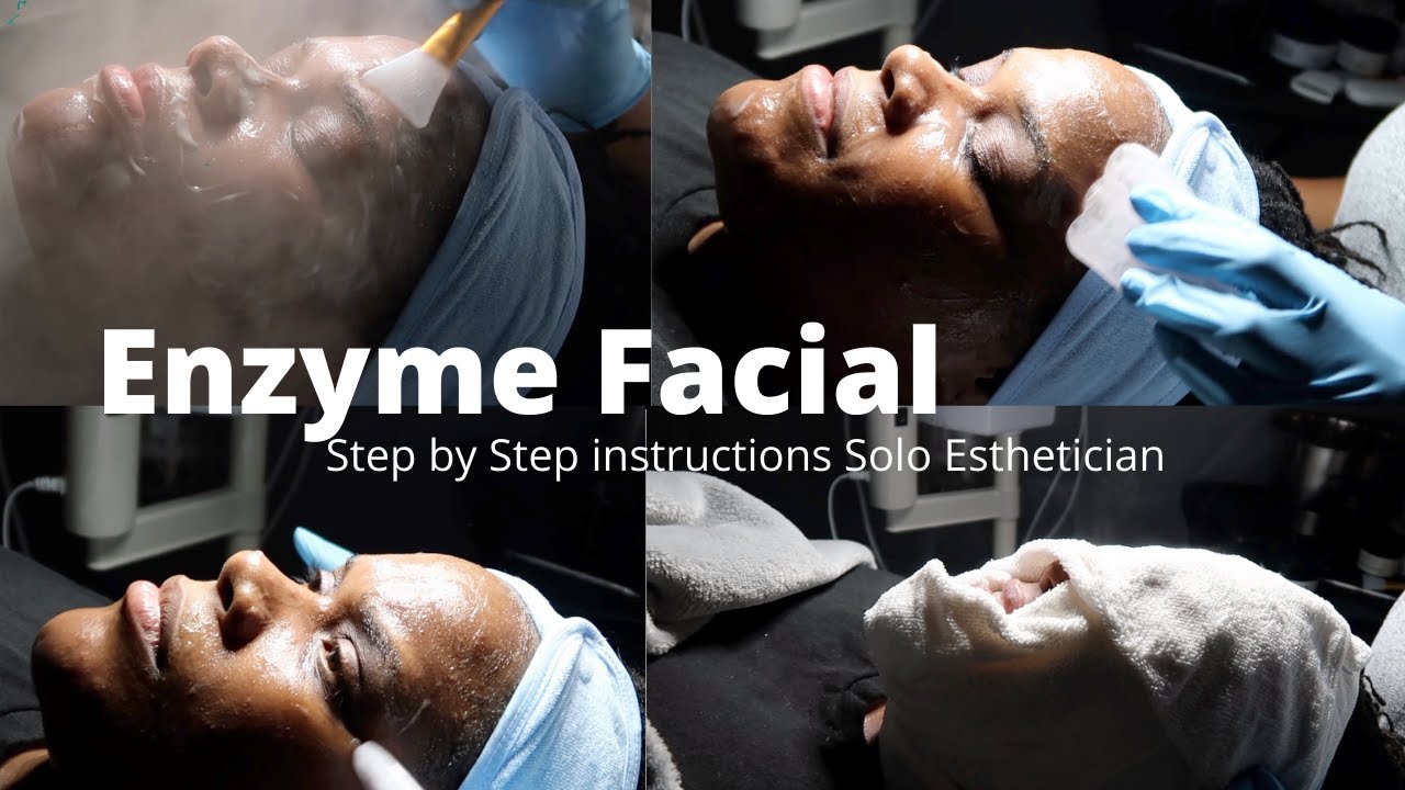 SOLO ESTHETICIAN CUSTOM FACIAL PROCESS ASMR Skin Script Enzyme Acne