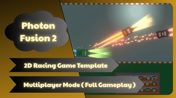 Unity 2D Racing Multiplayer Game Template | Photon Fusion 2 | Full Gameplay | URP + Post Processing