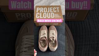 Honest review of these Project Cloud platform sneakers! #projectcloud #platformsneakers #ad