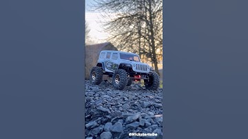 RCAWD Parts on the SCX24 🤩 #rcawd  #rccar #rc #axial #jeep #axialscx24 #traxxastrx4m #traxxastrx4