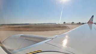 boeing 737 max8 smartwings takeoff from patras-araxos airport 16.8.2023