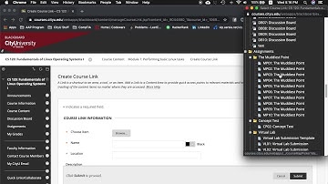 How to Add Course Link in Course Content in BlackBoard