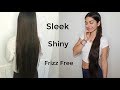 How I Keep My Hair Sleek, Shiny, and Frizz Free!