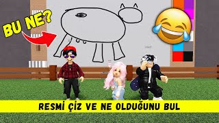 EĞLENCELİ RESİM ÇİZME YARIŞMASIAYŞEM ECE ARIROBLOX Guess The Drawing