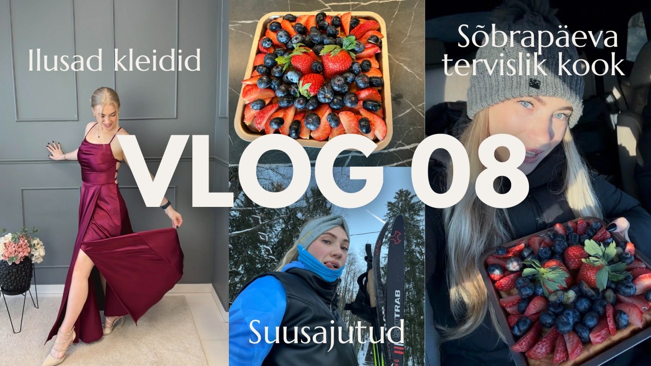 VLOG 08 - spa, küpsetasin sõbrapäevakooki, videoshootid