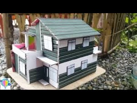 بناء منزل صغير 🏠 و رائع بالورق المقوى الكرتون2020 - YouTube