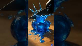 Cutting glass blueberry ASMR #ai #aiart #asmrsound #asmr #satisfyingvideo #relaxing #enjoy #berries