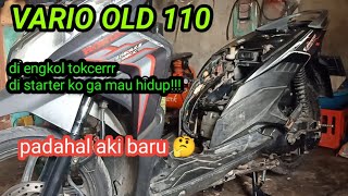 penyebab vario tekno 110 old susah hidup di starter