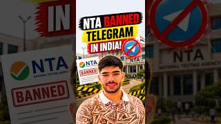 🚨 NTA ने Telegram BAN कर दिया? 😱 | NEET 2026 Students Alert!