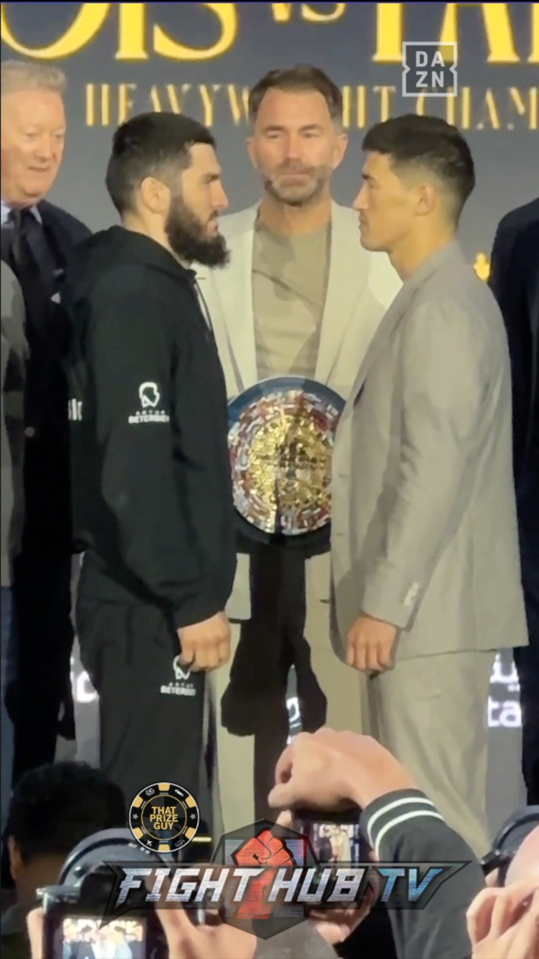 INTENSE Beterbiev \u0026 Bivol during Face off at presser!
