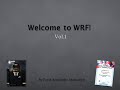 [456] WRF Presintation Vol. 1