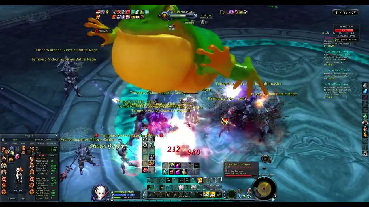 AION EU 8.4 Tower of Challenge - upper - chanter