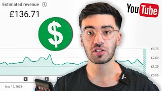 How Much Money I Make On YouTube with 1,000 Subscribers