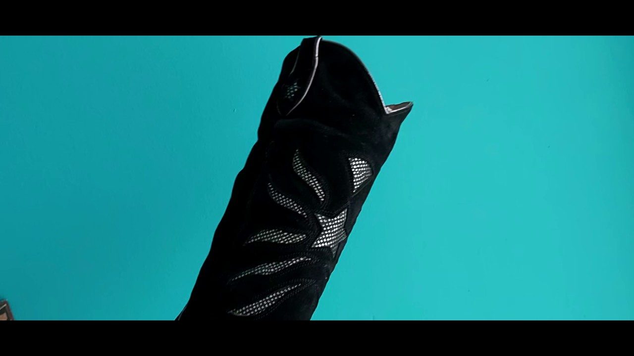 Black Ladies Western Boots 