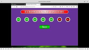 EUROMILLIONS LOTTERY GAME IN TYPESCRIPT