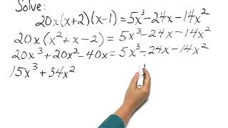 Bittinger Elementary and Intermediate Algebra 7e Chapter Test Prep Ch. 5 Ex. 29