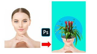 Photoshop Tutorial :- Plant Manipulation Effect ! screenshot 5