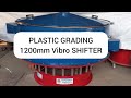 1200mm MS Vibro Shifter | Plastic Granule Grading &amp; Screening Machine