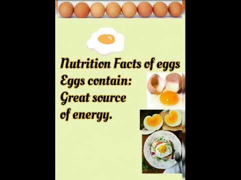 Nutrition facts of eggs/eggs contain #shorts#All benefits