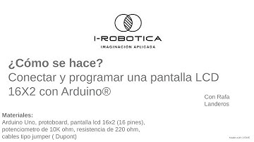 Parte 1 Juego de google con una pantalla LCD 16X2 y #arduino: conecta y programa la pantalla.