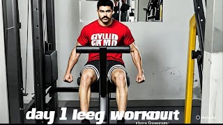 Day 1 Leg Workout Dhruv Goswami Fitness Journey Day One 1.