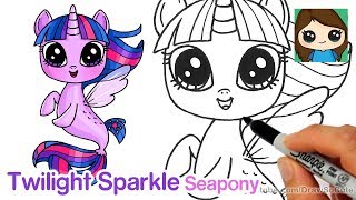 How to Draw Twilight Sparkle Seapony | My Little Pony