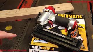 Harbor Freight 18 Gauge Brad Nailer Review