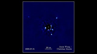 Orbital motion of the HR8799  system