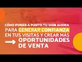 Cómo poner a punto tu web para generar más ventas | #CopyDesdeCasa