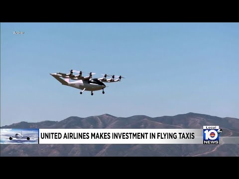 United Airlines invests on flying taxis