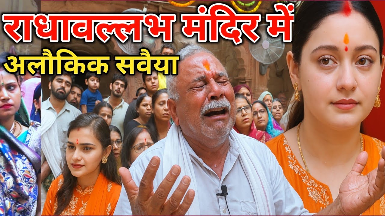 Brij Ki Savaiya 🎶 | राधावल्लभ मंदिर में अलौकिक भजन 🌸 | Radha Vallabh Mandir Vrindavan Bhakti