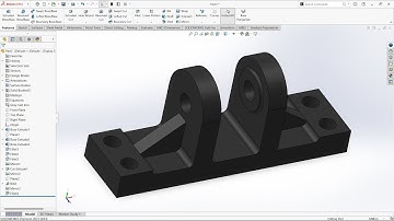 Plummer Block 3D | SOLIDWORKS | CAD Tutorial | Part Making | Angle Plummer Block