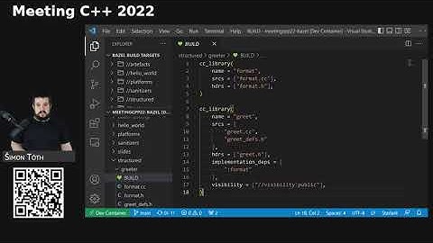 Living at HEAD with Bazel - Šimon Tóth - Meeting C++ 2022