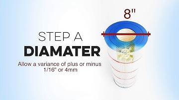 How to identify a pool or spa filter cartridge for replacement