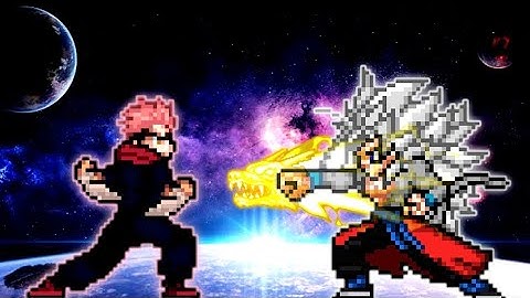 Yuji Itadori Final Arc V4 (New) VS Xeno Goku V3 (all form) in Jump Force Mugen