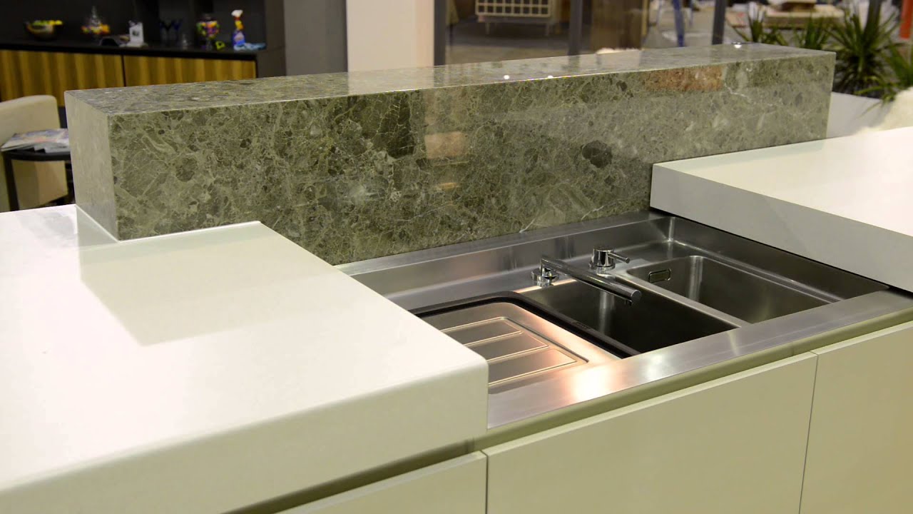 hidden sink kitchen island