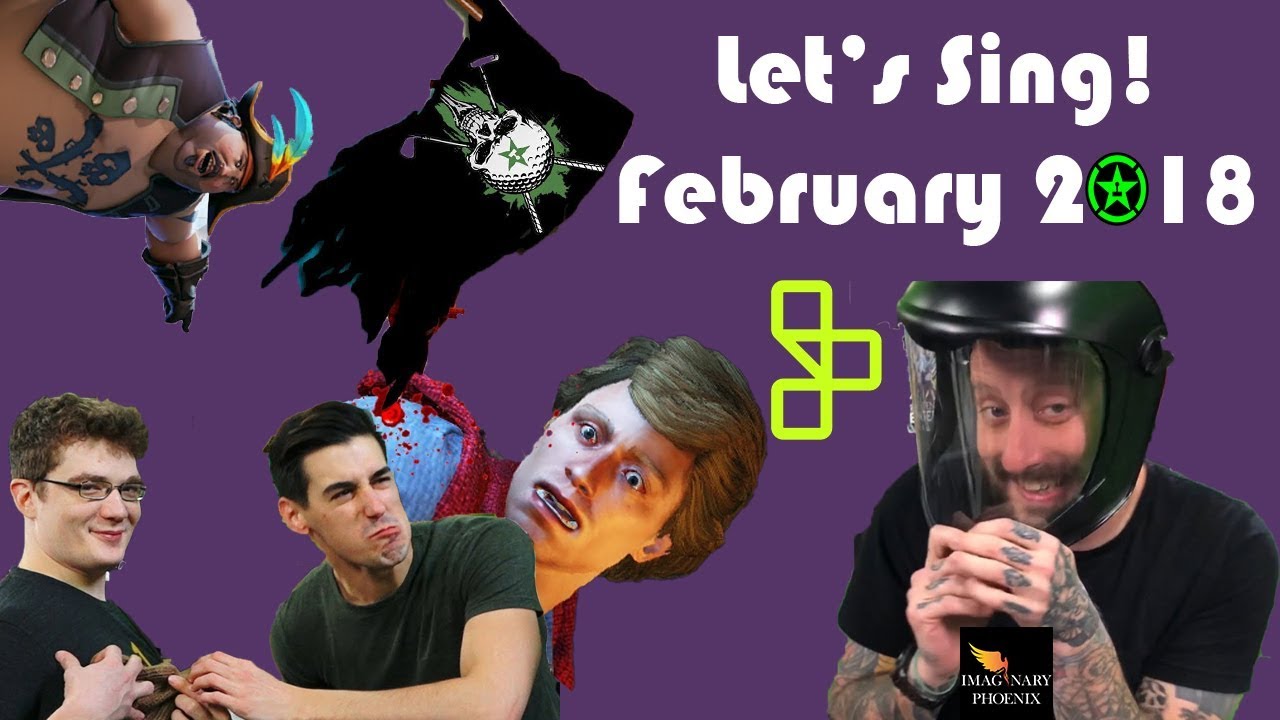 Let's Sing! February 2018 (Achievement Hunter Let's Play} YouTube