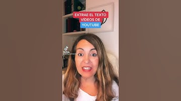 Extraer texto video de youtube