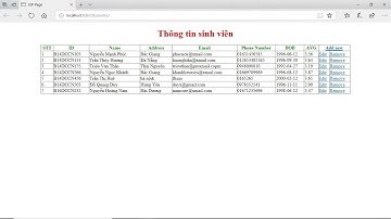 JDBC-12: Thêm sinh viên vào CSDL.