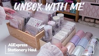 ASMR Unboxing | Huge AliExpress Stationery Haul Part 7
