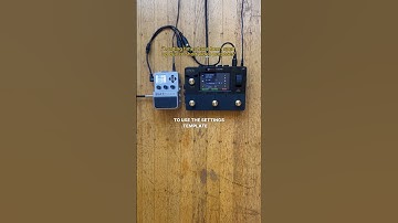 The Settings Template on the Aeros Loop Studio
