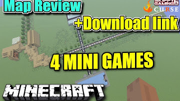 MINECRAFT - PS3 - 4 MINI GAMES MAP REVIEW + DOWNLOAD LINK ( PS4 )  SERVER UPDATE