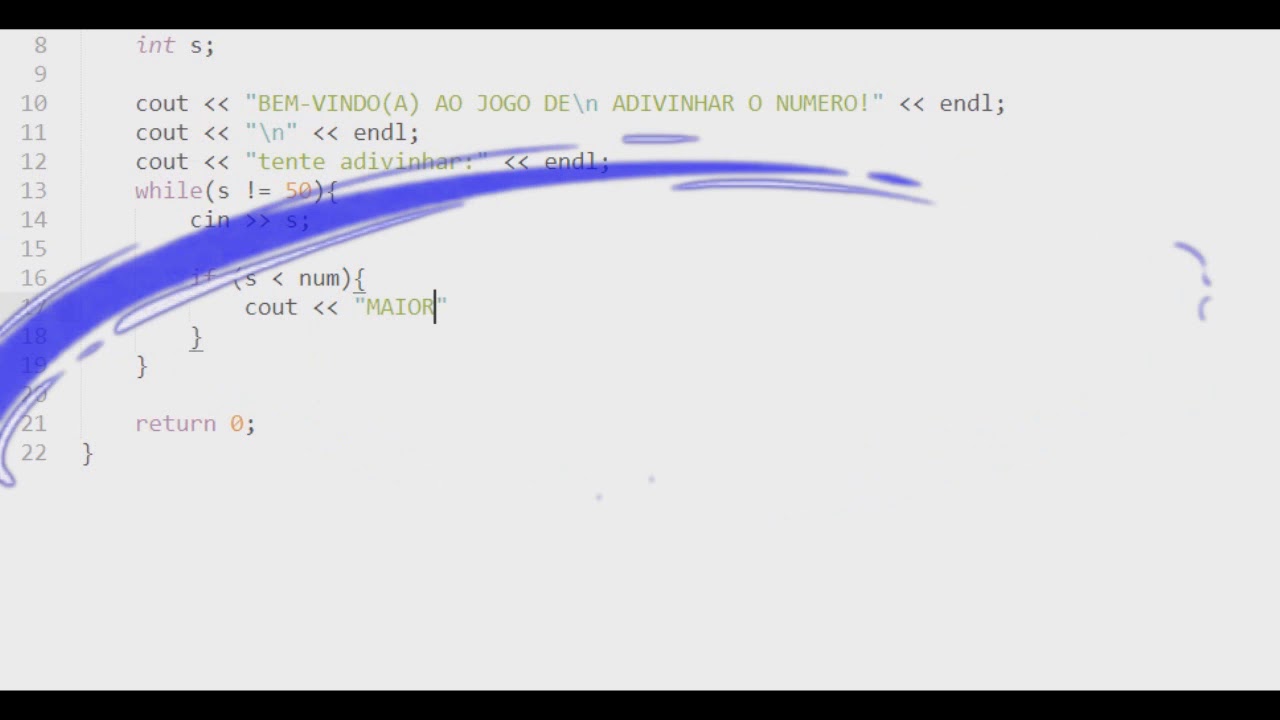 Jogo de adivinhação em c++ - YouTube
