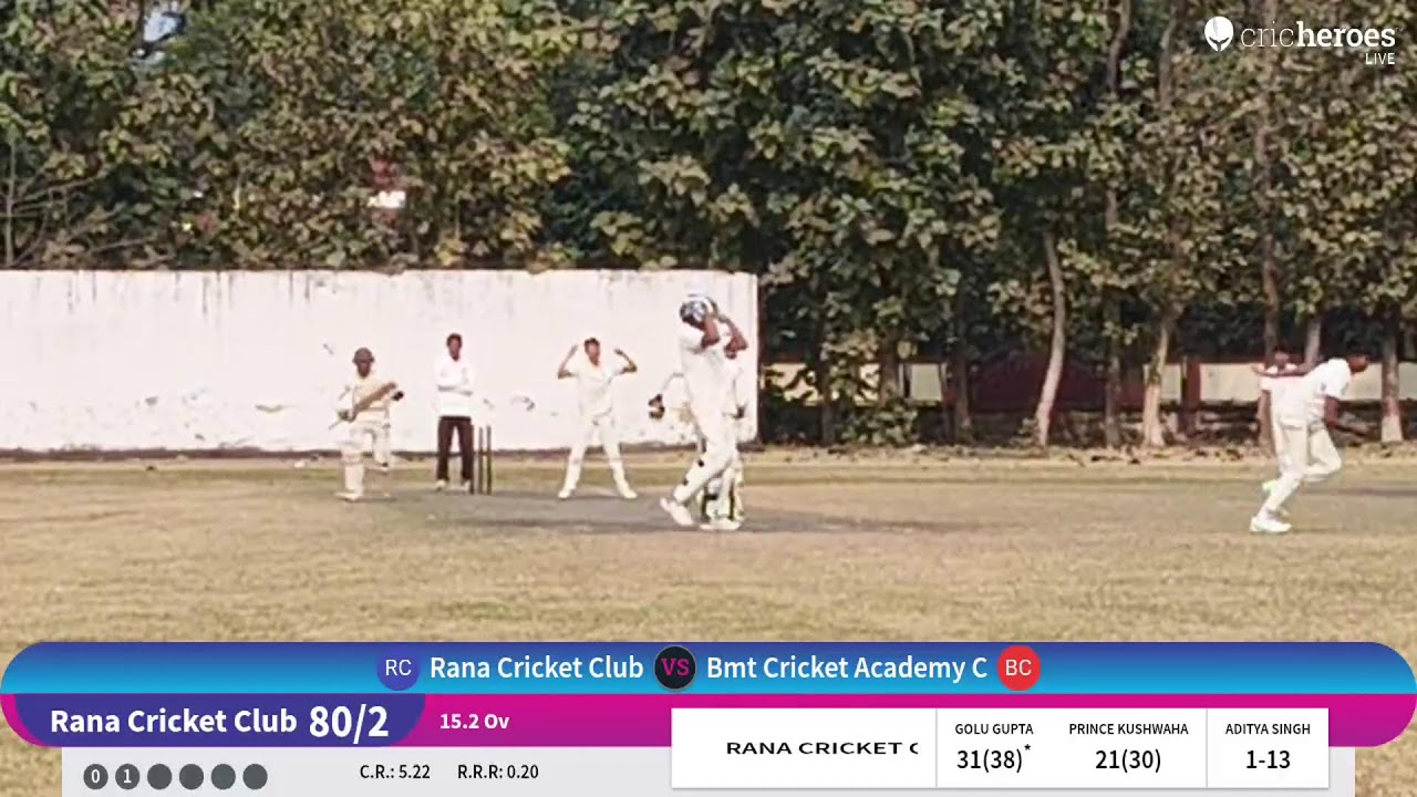Bmt Cricket Academy C vs Rana Cricket Club live cricket match | INTER CLUB CRICKET LEAGUE --B -- DI