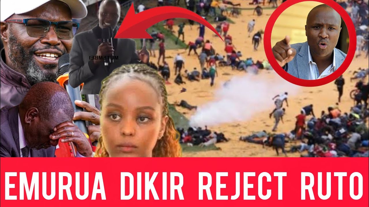 LIVE Johana Ngeno brother BLOCK RUTO Emurua DIKIR erupt Dramatic moment as CHERUIYOT & KETTER escape