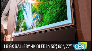 LG GX GALLERY 4K OLED in 55, 65 und 77 Zoll (CES 2020)