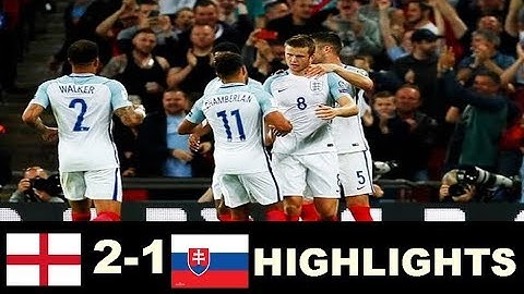 England vs Slovakia 2-1 Extended Highlights - World Cup Qualifiers 04/09/2017 HD